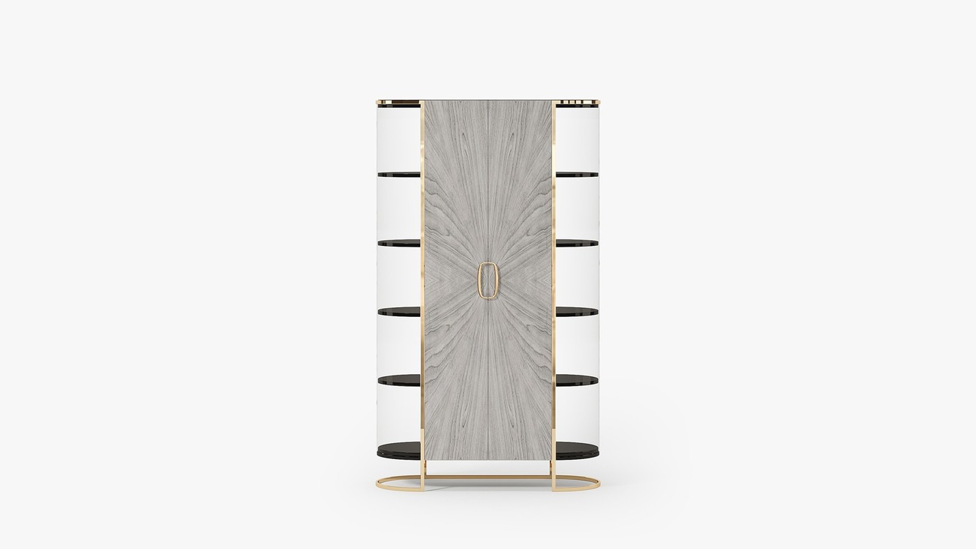 AURA - концепт дизайнерского шкафа для гостиной