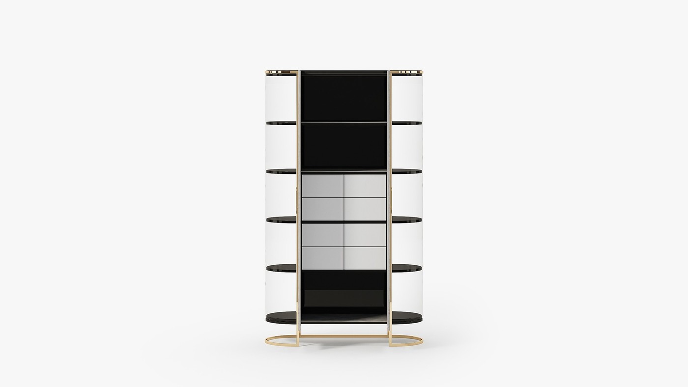 AURA - современный дизайнерский шкаф