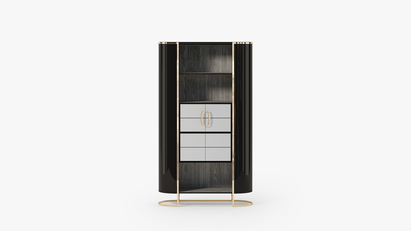 AURA - современный дизайнерский шкаф