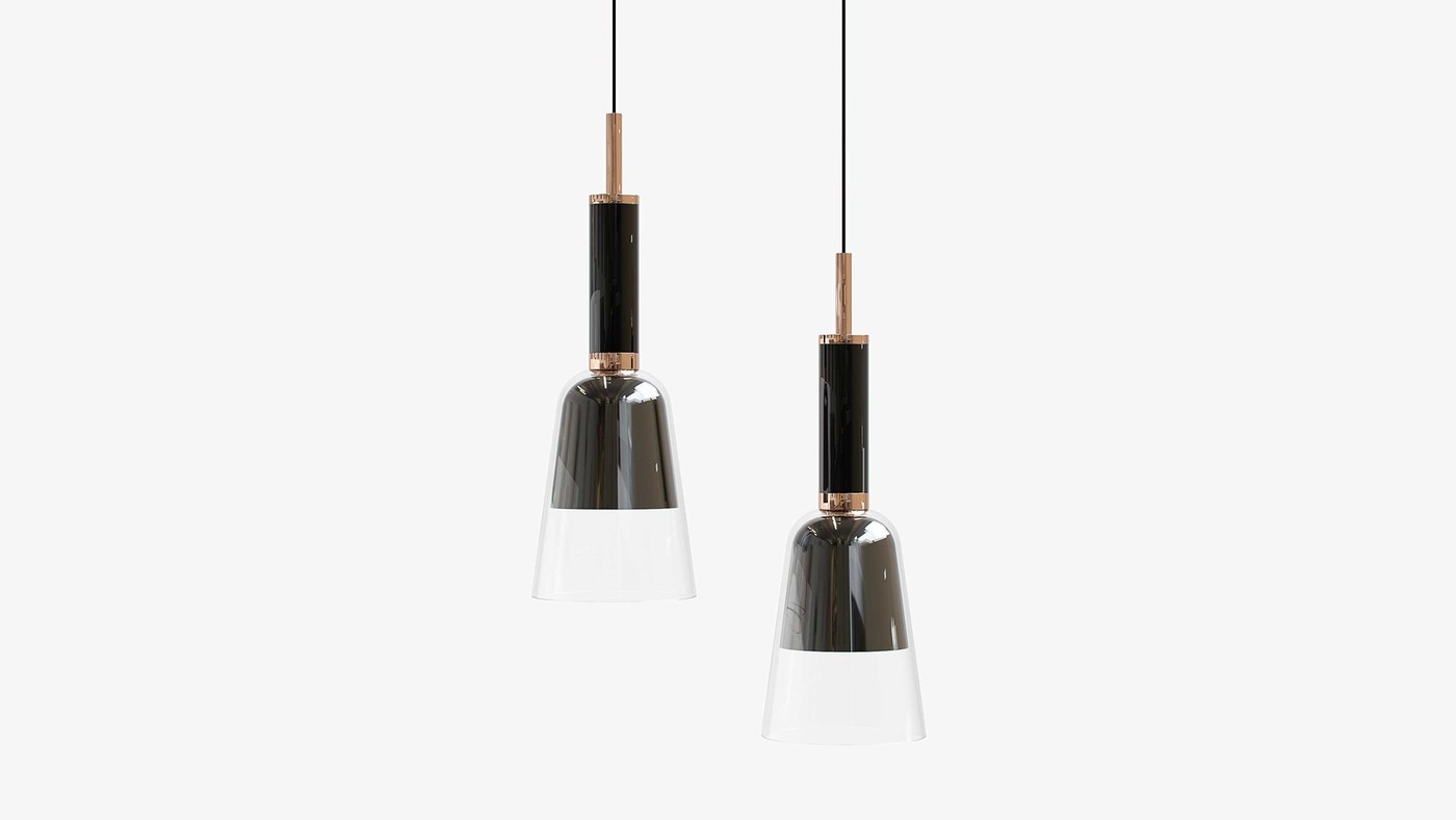 Belvedere hanging table designer lamp
