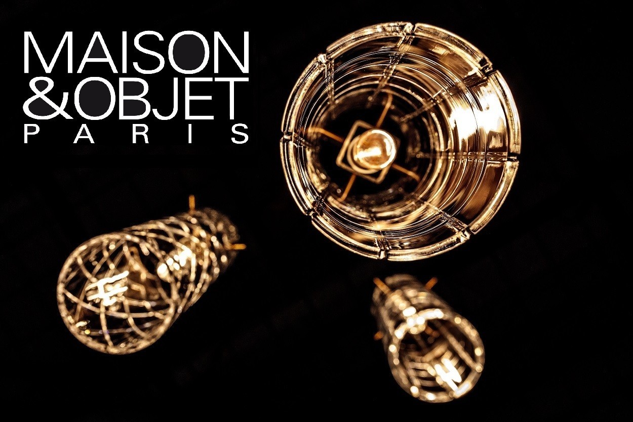 Maison&Objet Paris 2018 promo of Geometric Pendants by Preciosa and Ekaterina Elizarova