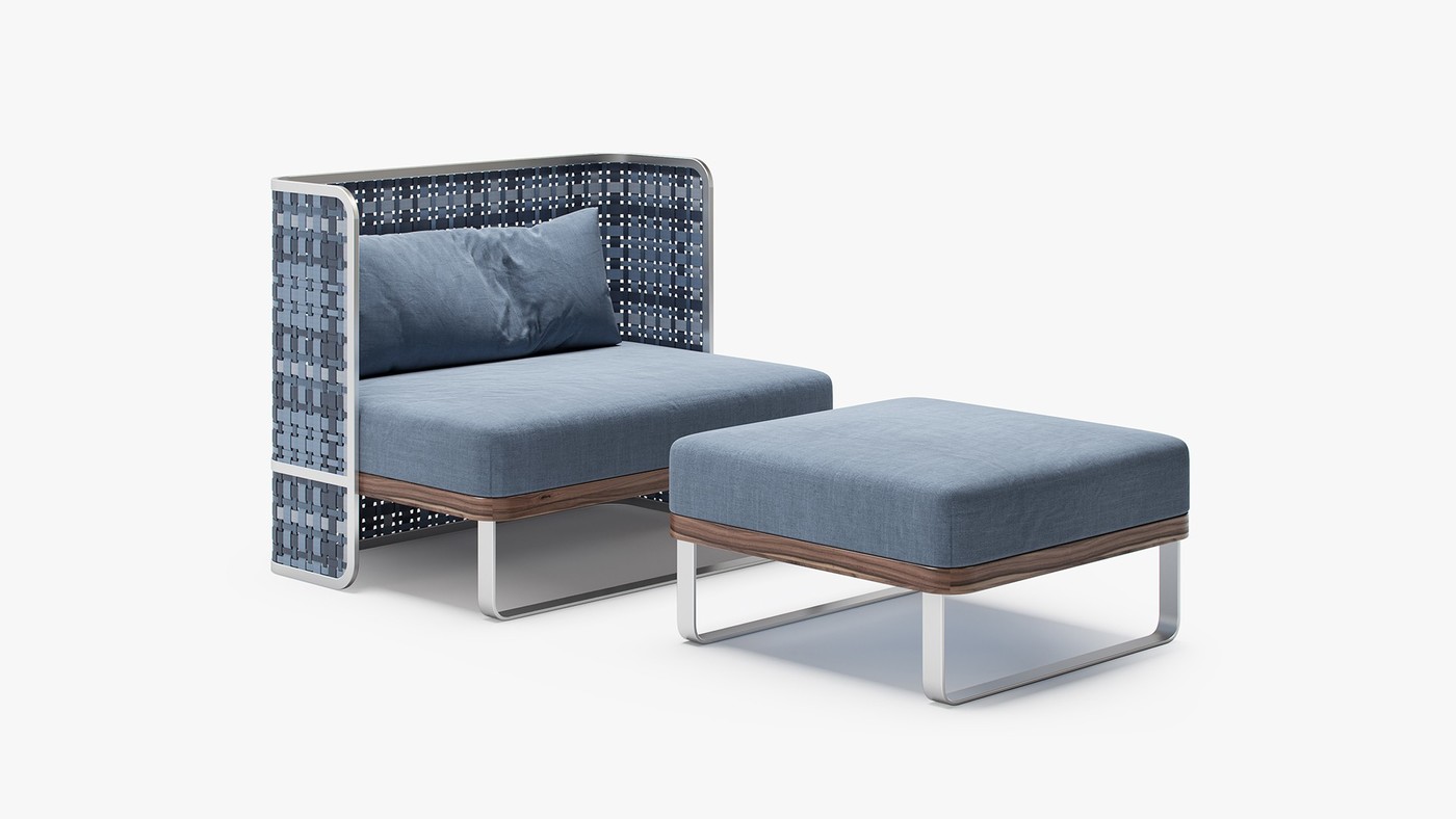 TARTAN - modern indoor bench design