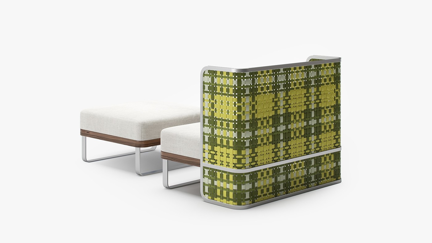 TARTAN - дизайн современного кресла для дома и террасы